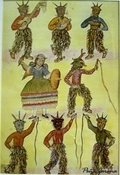 18世紀の北部の悪魔の踊り