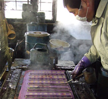 職人さんの製作風景